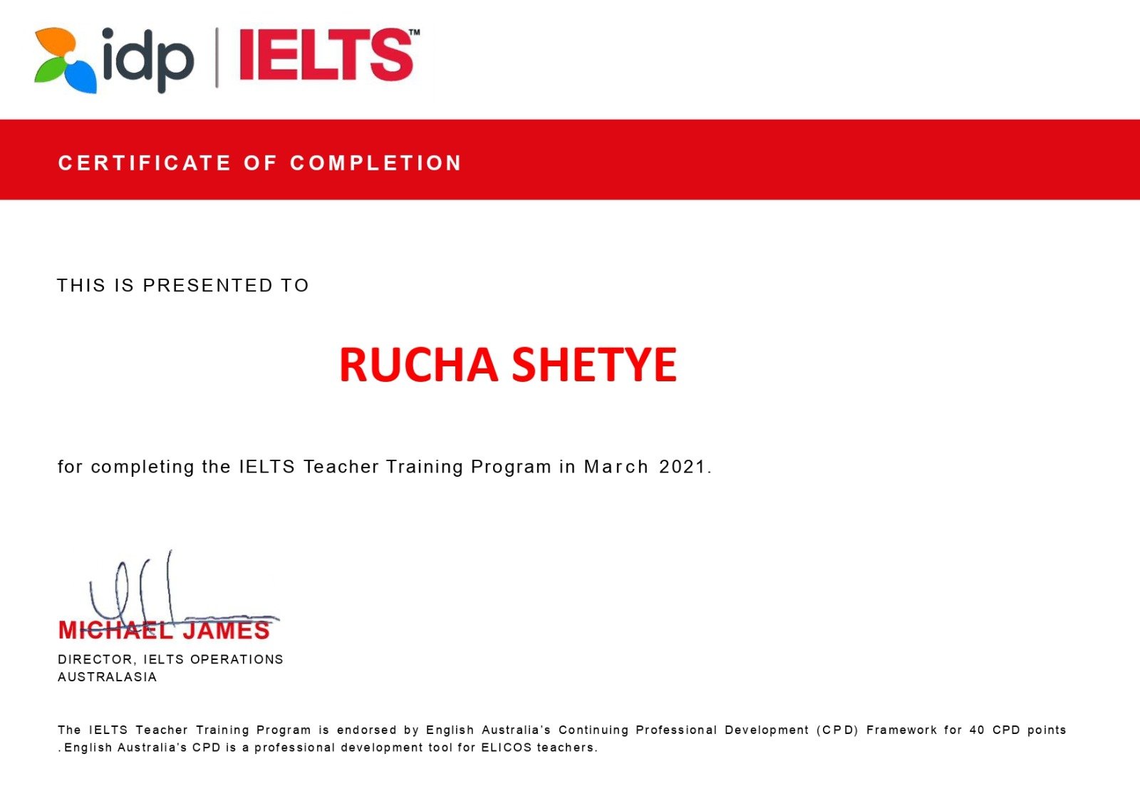 IELTS Teacher Training Program — IDP IELTS